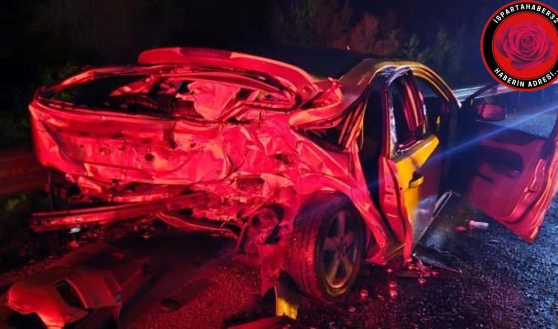 Burdur'un Bucak ilçesinde iki otomobilin çarpışması sonucu 6 kişi yaralandı.