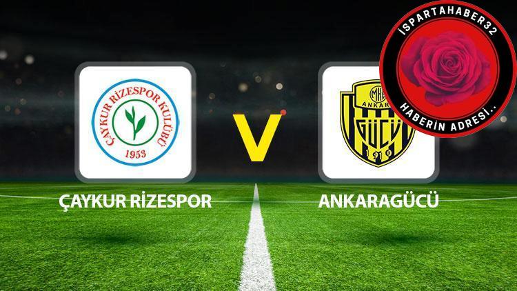 Çaykur Rizespor - Ankaragücü maçı ile Türkiye Kupası A Grubu