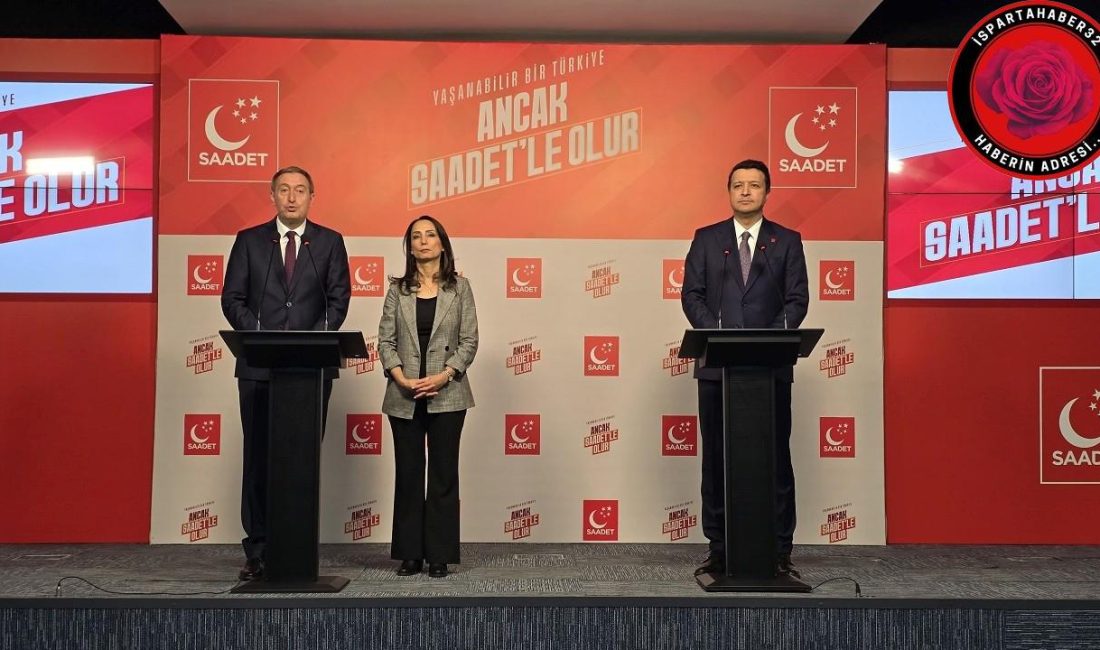 DEM Parti heyeti, Saadet Partisi'ne ziyarette bulundu. Ziyaretten sonra açıklama