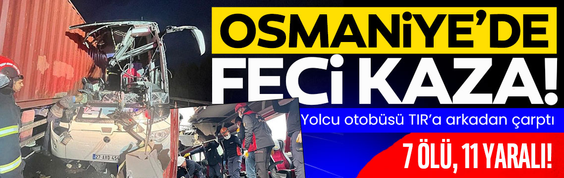 SON DAKİKA | Osmaniye’nin Bahçe ilçesinde sabahın erken saatlerinde meydana