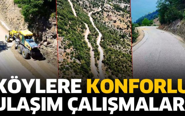 Köylere konforlu ulaşım çalışmaları