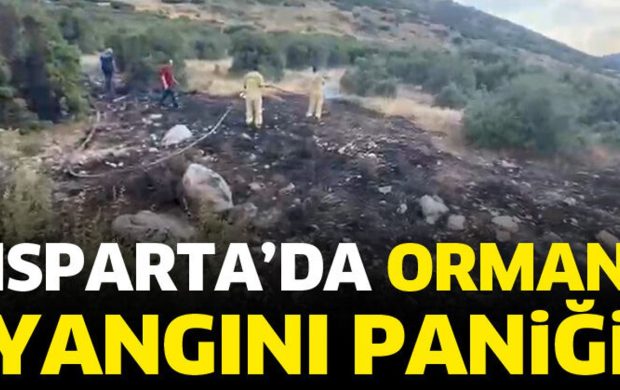 Isparta'da orman yangını kontrol altına alındı
