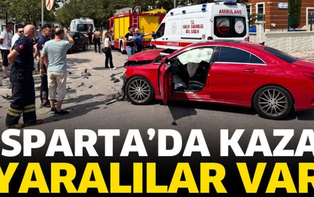 Isparta'da kazada yaralılar var