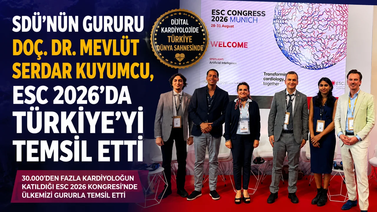 SDÜ’NÜN GURURU DOÇ. DR. MEVLÜT SERDAR KUYUMCU, ESC 2026’DA TÜRKİYE’Yİ TEMSİL ETTİ