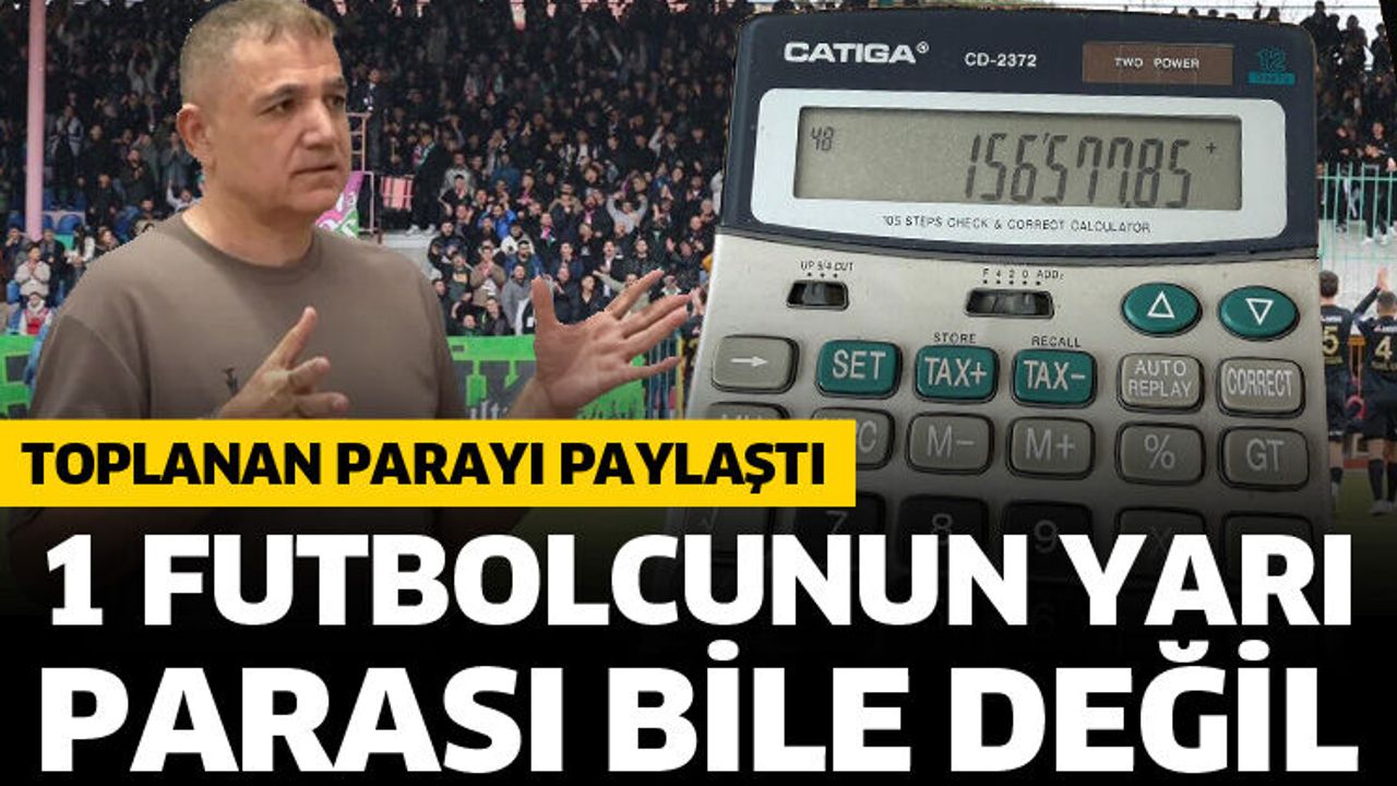 Isparta 32 Spor için toplanan parayı paylaştı
