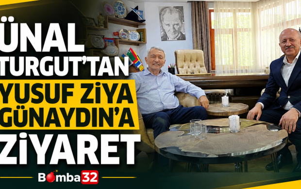ÜNAL TURGUT’TAN YUSUF ZİYA GÜNAYDIN’A ZİYARET