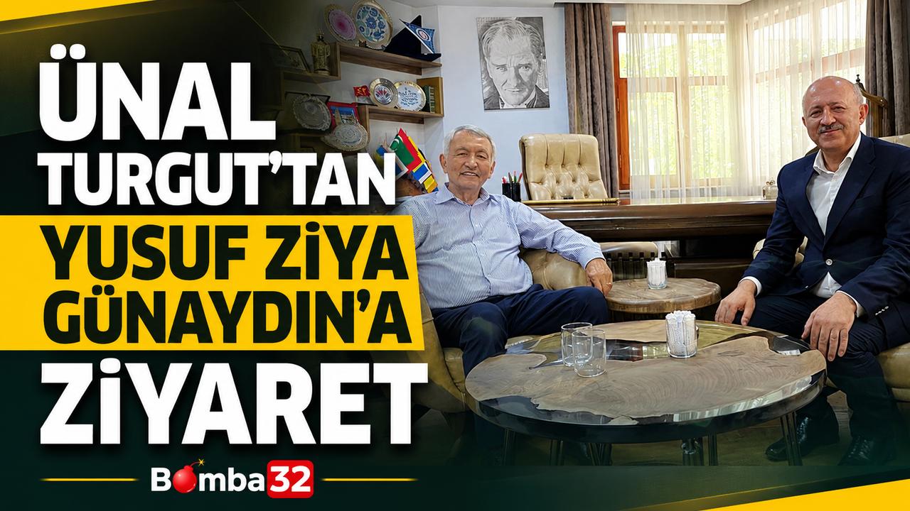 ÜNAL TURGUT’TAN YUSUF ZİYA GÜNAYDIN’A ZİYARET