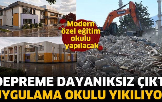 Özel Eğitim Uygulama Okulu yıkılıyor