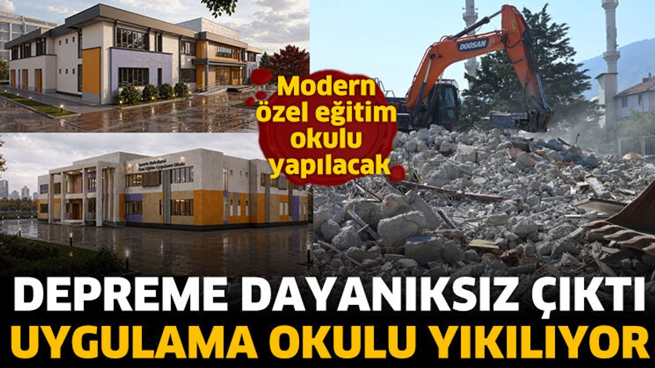 Özel Eğitim Uygulama Okulu yıkılıyor