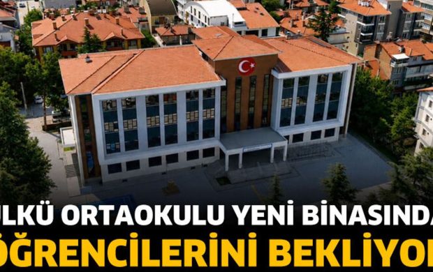 Ülkü Ortaokulu Yeni Binasinda Öğrencilerini Bekliyor
