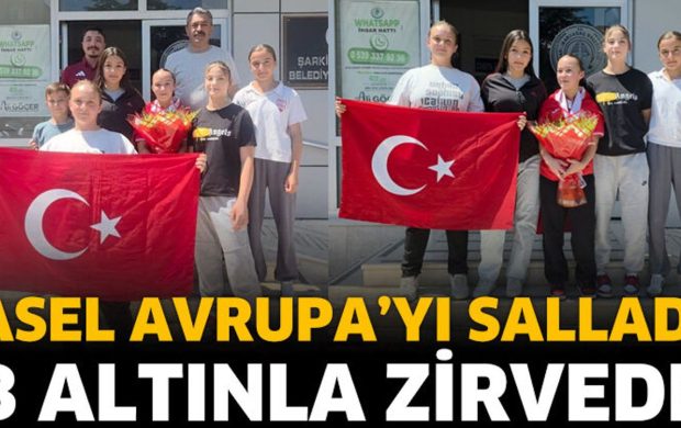 Milli Gururumuz Asel Şenel Avrupa'yı salladı!