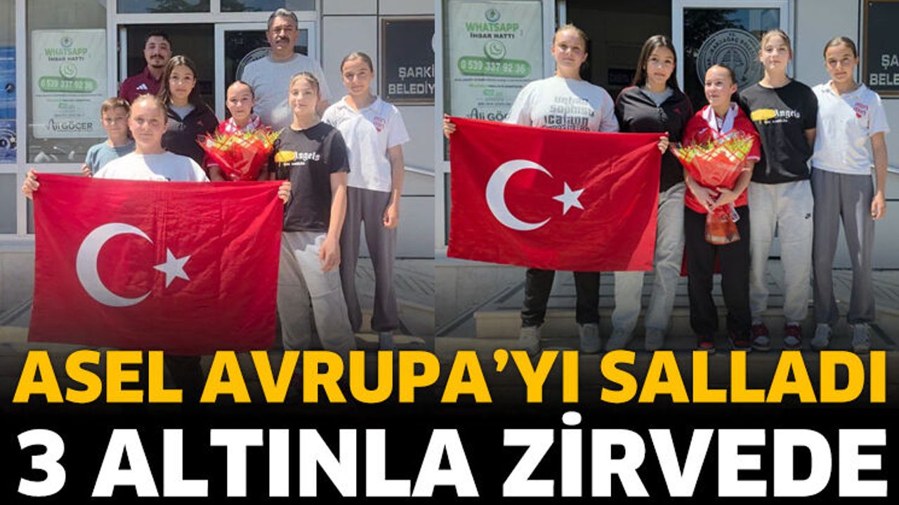 Milli Gururumuz Asel Şenel Avrupa'yı salladı!