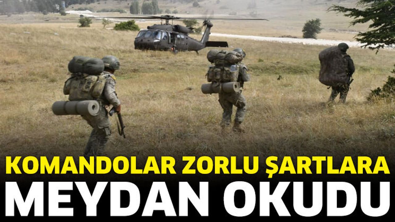 Komandolar Eğirdir’de Göreve Hazırlandı
