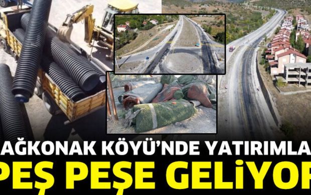BAĞKONAK KÖYÜ’NDE YATIRIMLAR PEŞ PEŞE GELİYOR