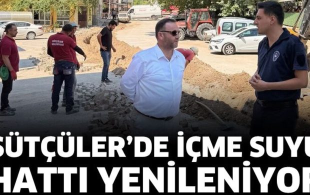 Sütçüler’de 2 Kilometrelik İçme Suyu Hattı Yenileniyor