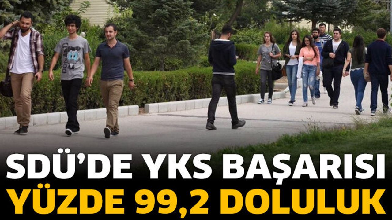 SDÜ’de YKS Başarısı: Doluluk Yüzde 99,2