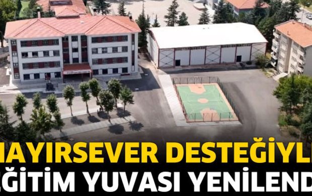 Hayırsever Desteğiyle Eğitim Yuvası Yenilendi