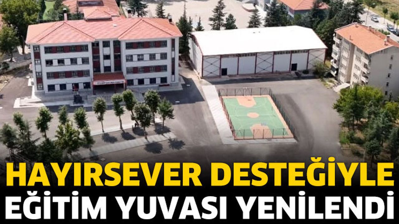 Hayırsever Desteğiyle Eğitim Yuvası Yenilendi