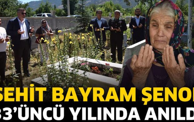 Bayram Şenol Şehadet Yıl Dönümünde Anıldı