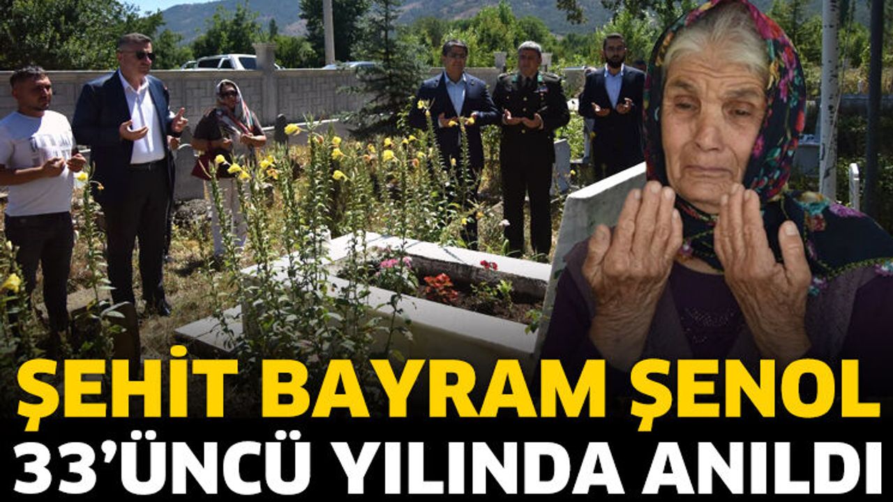 Bayram Şenol Şehadet Yıl Dönümünde Anıldı