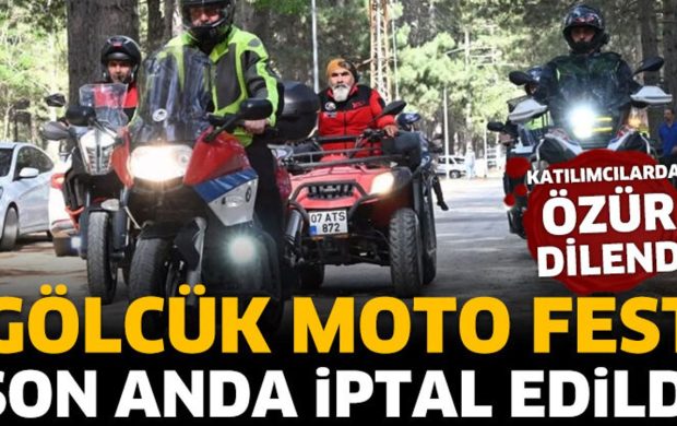 Gölcük Moto Fest son anda iptal edildi