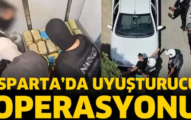 Isparta'da uyuşturucu operasyonu