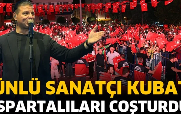 Ünlü Sanatçı Kubat, Ispartalıları Coşturdu