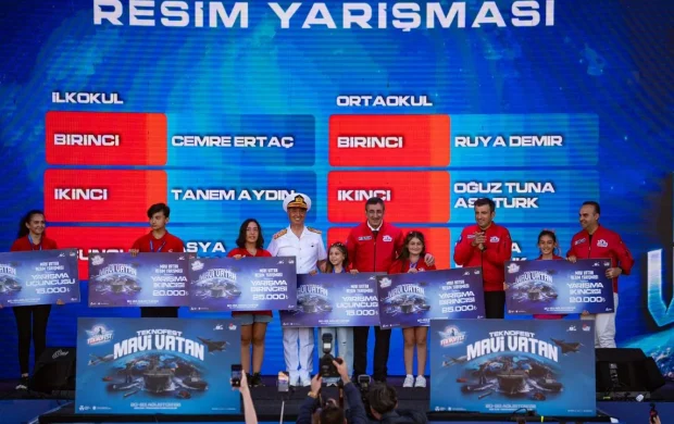 TEKNOFEST Mavi Vatan kapsamındaki yarışmalarda ödüller sahiplerini buldu