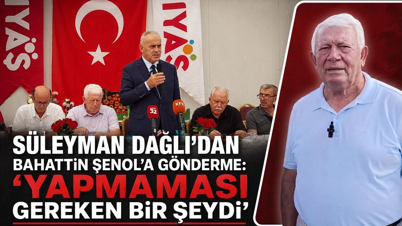 Süleyman Dağlı’dan Şenol’a Gönderme: “Yapmaması Gereken Bir Şeydi