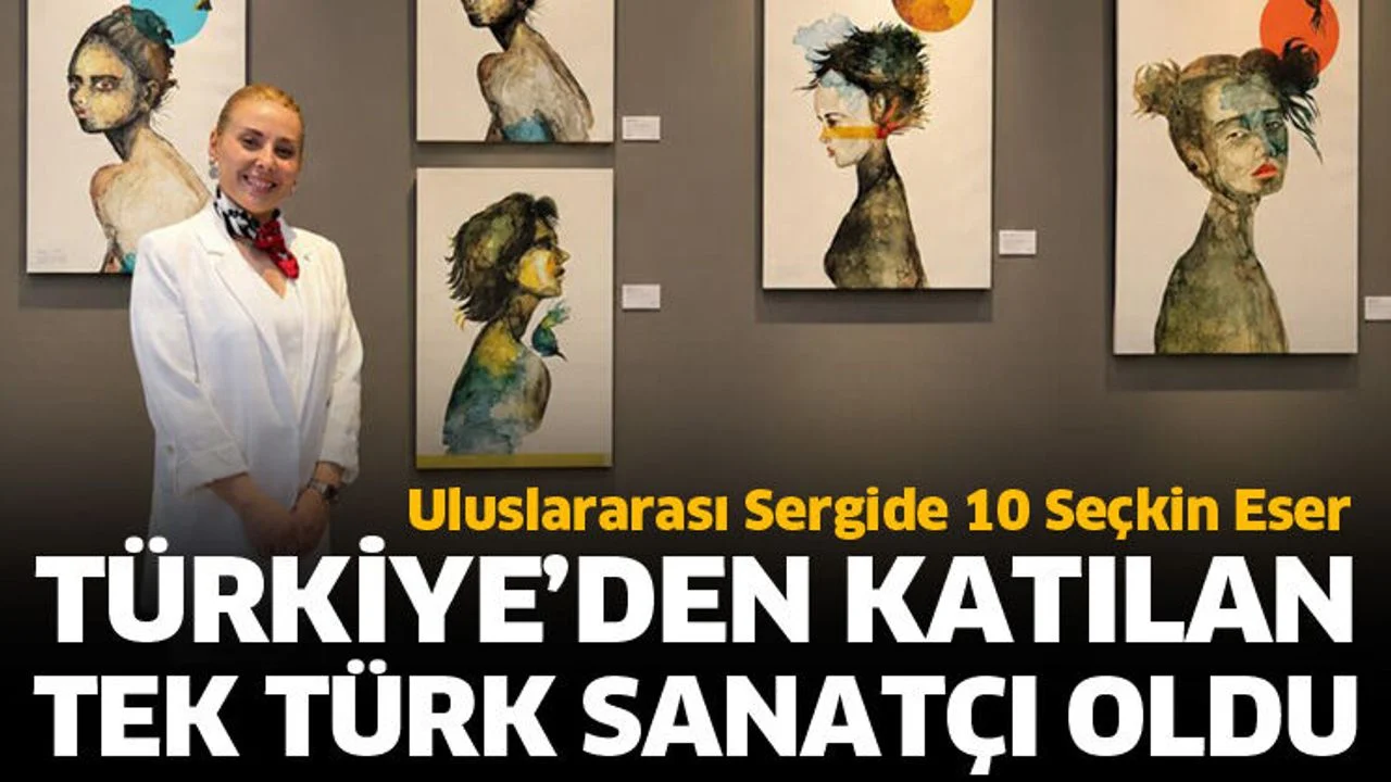 Türkiye’den katılan tek Türk sanatçı oldu