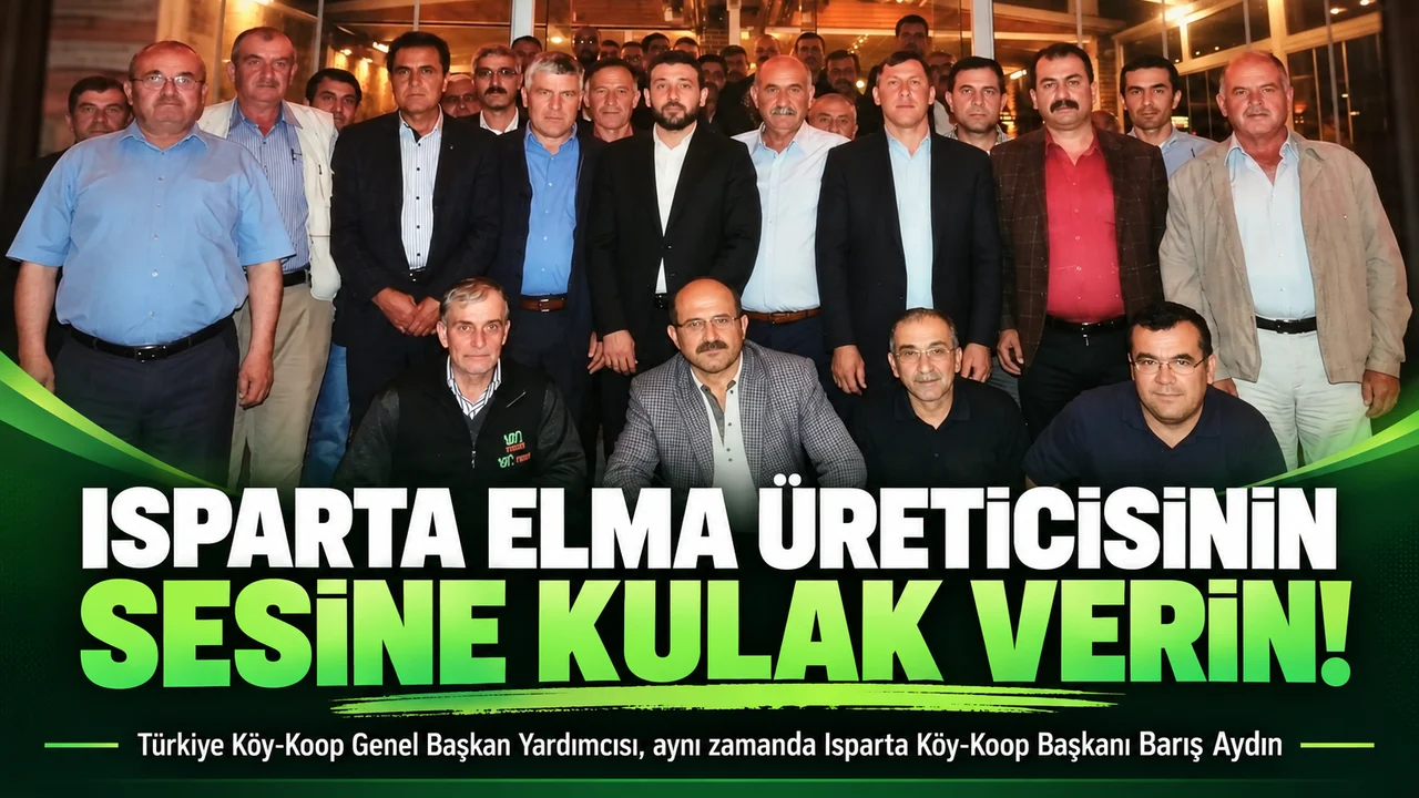 ISPARTA ELMA ÜRETİCİSİNİN SESİNE KULAK VERİN! KONSANTRELİK ELMA FİYATI ÜRETİCİNİN EMEĞİNİ YOK SAYMAMALIDIR
