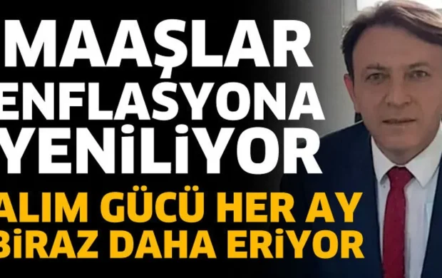 Maaşlar enflasyona yeniliyor, alım gücü her ay biraz daha eriyor