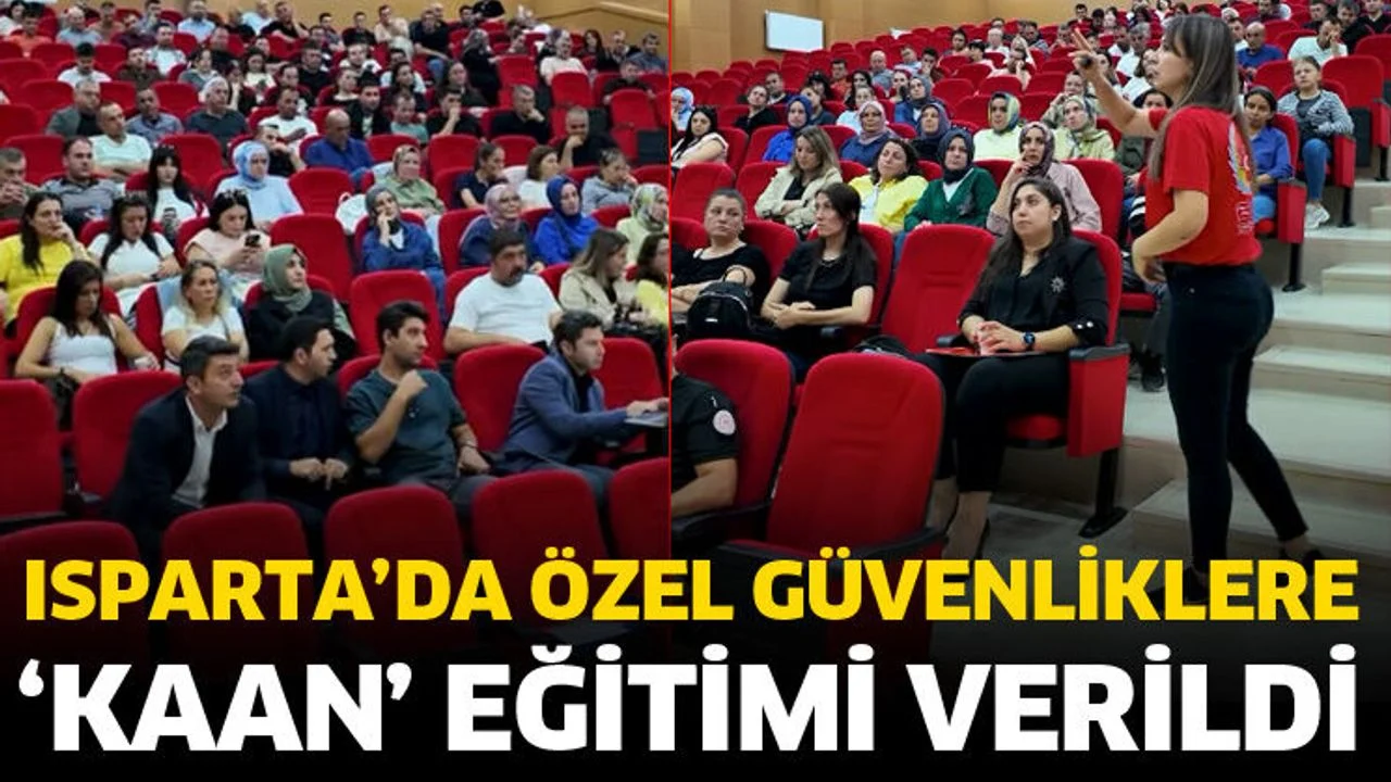 Isparta’da özel güvenliklere eğitim
