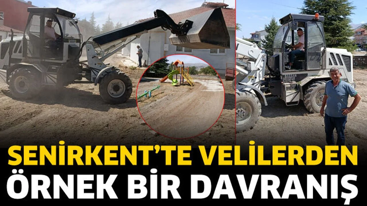 Senirkent'te velilerden örnek davranış