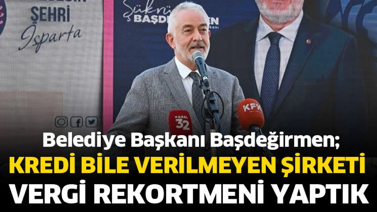 Kredi bile verilmeyen şirketi vergi rekortmeni yaptık