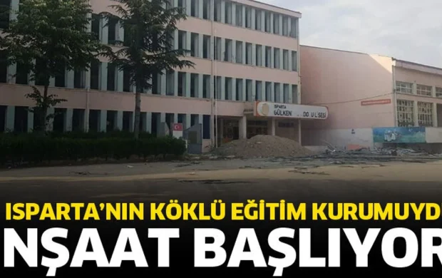 Gülkent Anadolu Lisesi inşaatı başlıyor