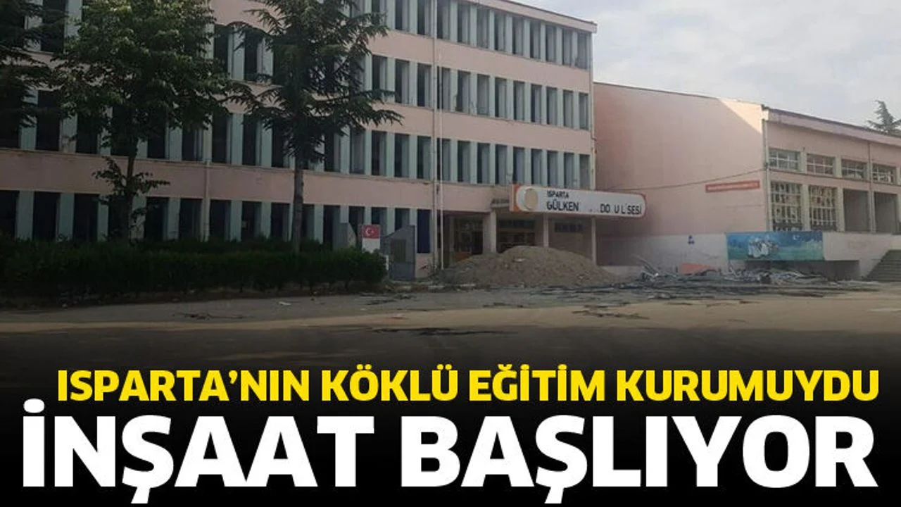 Gülkent Anadolu Lisesi inşaatı başlıyor