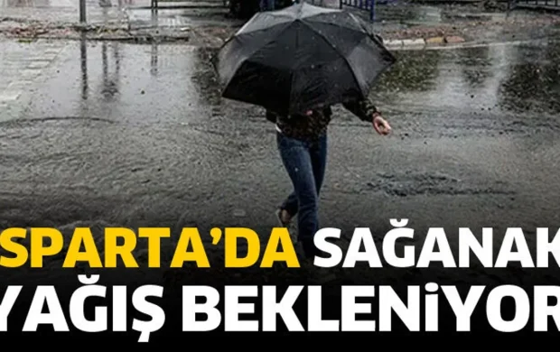 Isparta'da hafta sonu sağanak yağış bekleniyor