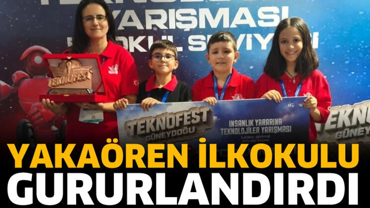 Yakaören İlkokulu gururlandırdı