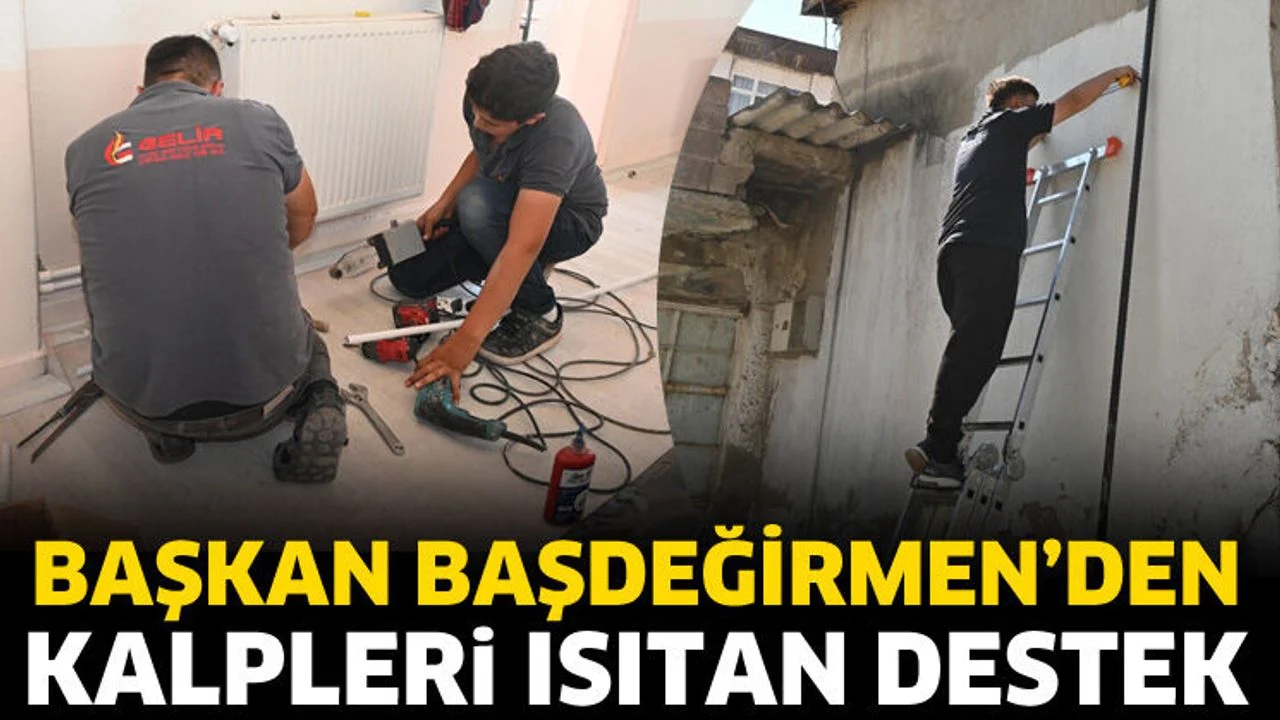 Başkan Başdeğirmen’den kalpleri ısıtan destek