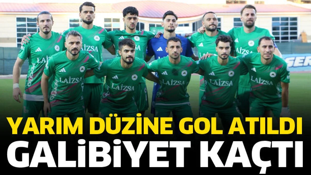 Galibiyet kaçtı! Tam 6 gol atıldı