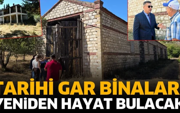 Eğirdir’in tarihi gar binaları yeniden hayat bulacak