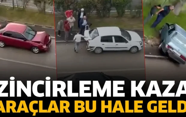 Isparta'da zincirleme kaza