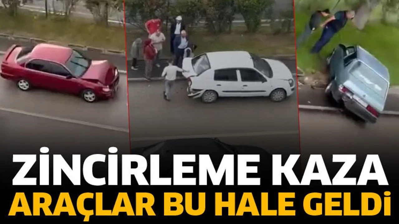 Isparta'da zincirleme kaza