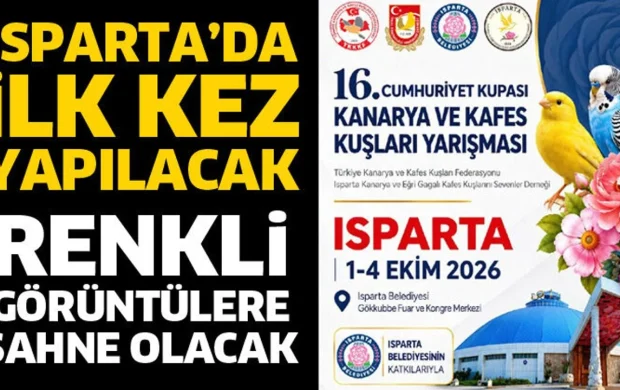 Isparta'da ilk kez düzenlenecek!