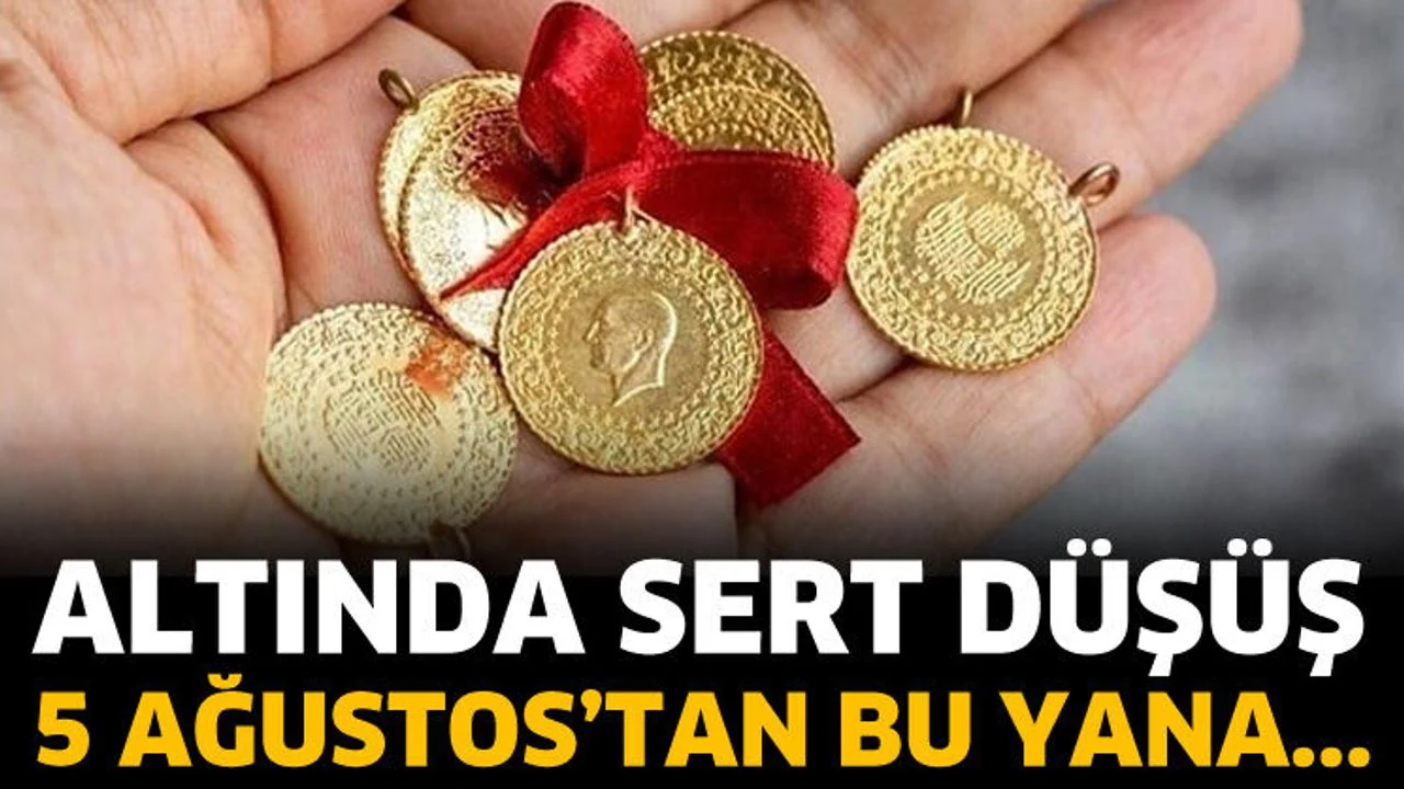 Altında sert düşüş