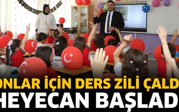 Onlar için ilk ders zili çaldı