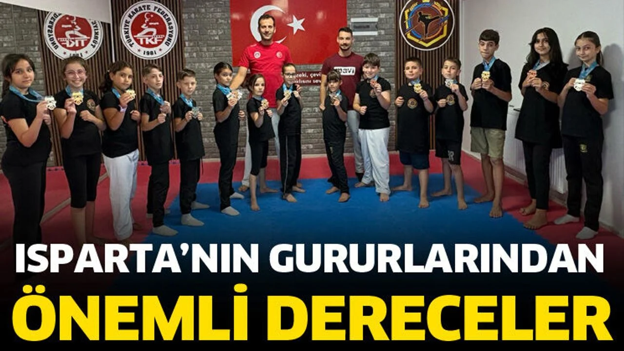 Isparta’nın gururları büyük başarıya imza attı