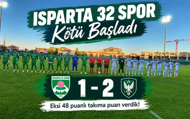 Eksi 48 puanlı takıma puan verdik: 1-2