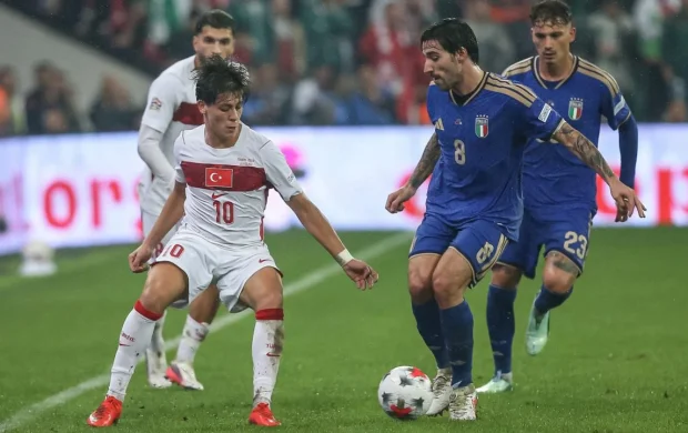 A Milli Futbol Takımımız, İtalya'ya mağlup oldu